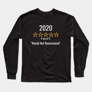 2020 would not recommend Long Sleeve T-Shirt